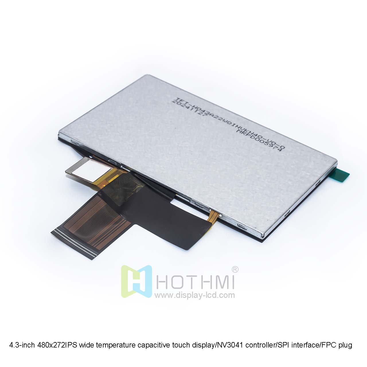 4.3 Inch Capacitive Touch Display | 480x272 IPS LCD For Arduino