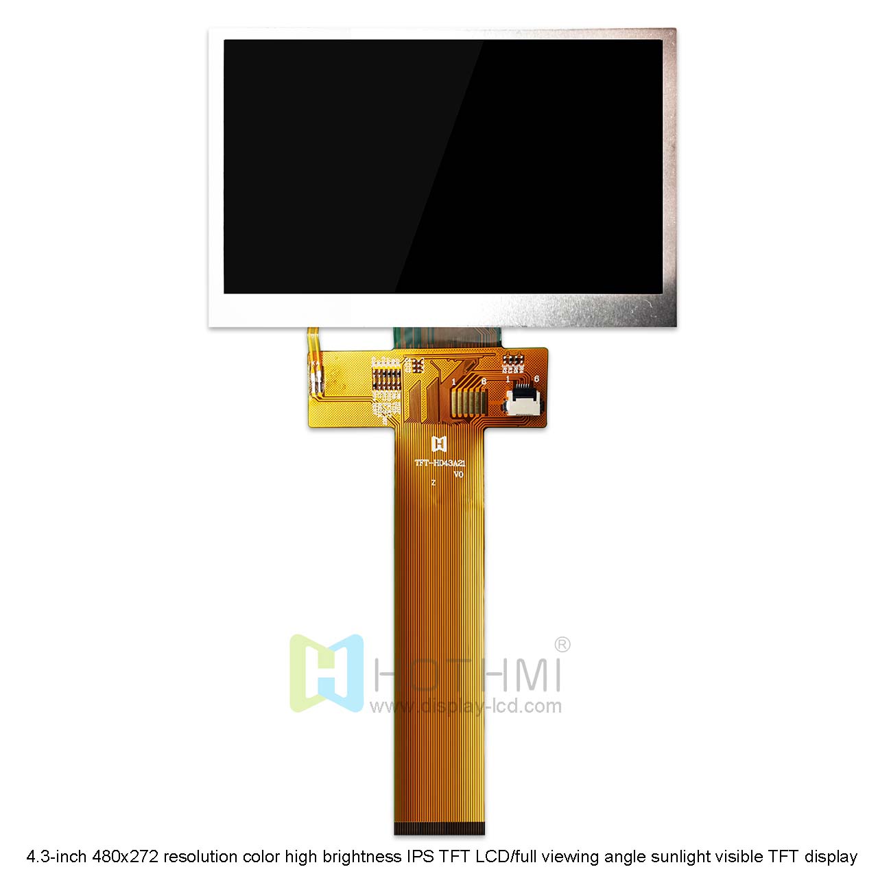 4.3" High-Brightness TFT LCD For Outdoors