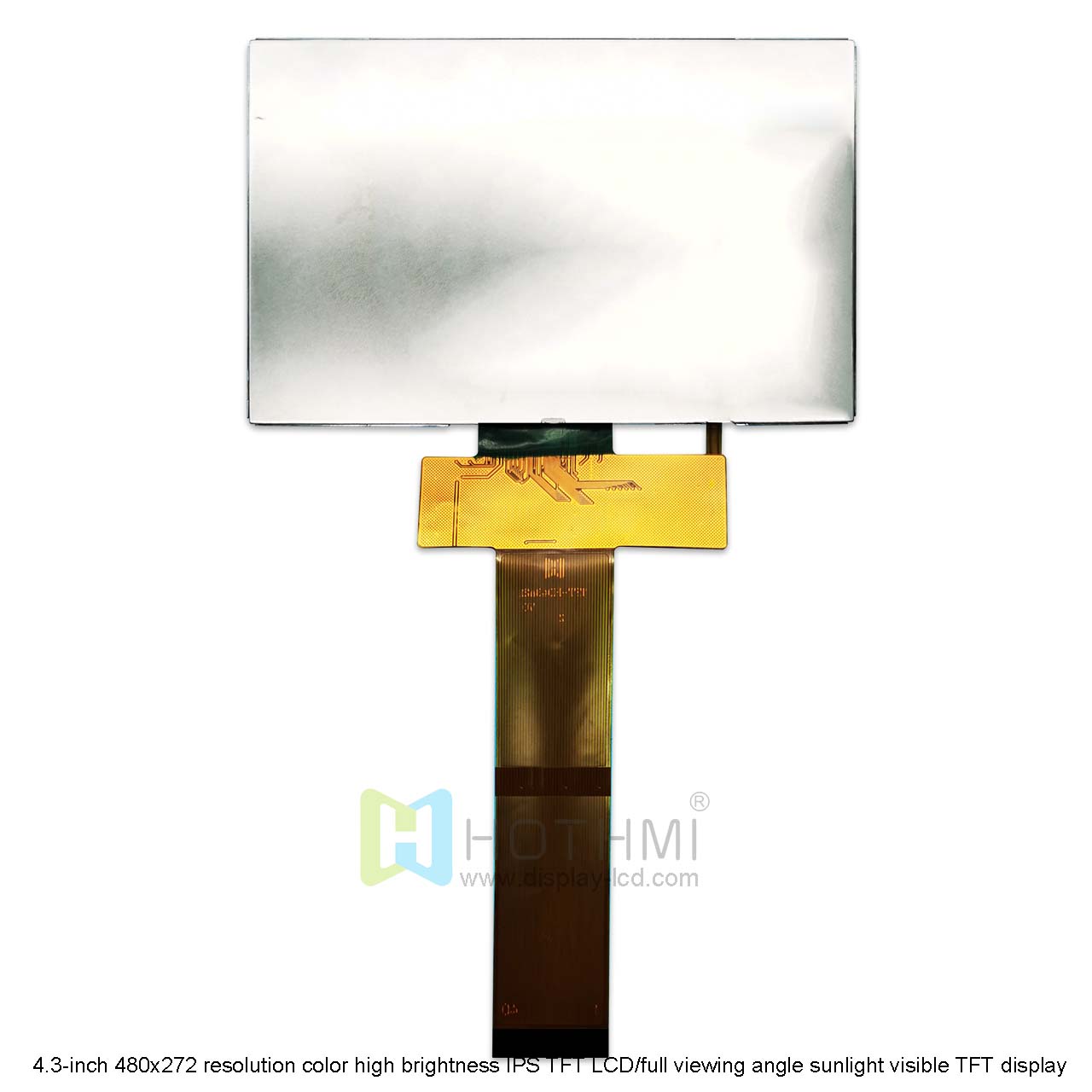 4.3 Inch Capacitive Touchscreen TFT LCD Sunlight Readable