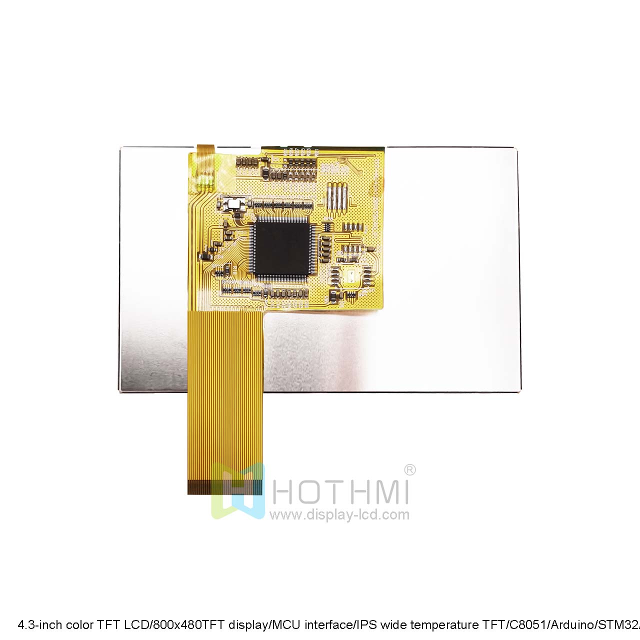 4.3 Inch TFT LCD Display | 800x480 Resolution MCU Interface For Arduino