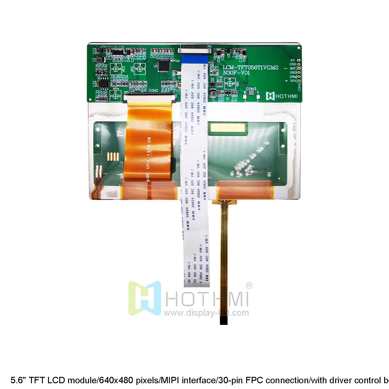 5.6 Inch TFT LCD Module | 640x480 MIPI DSI Interface