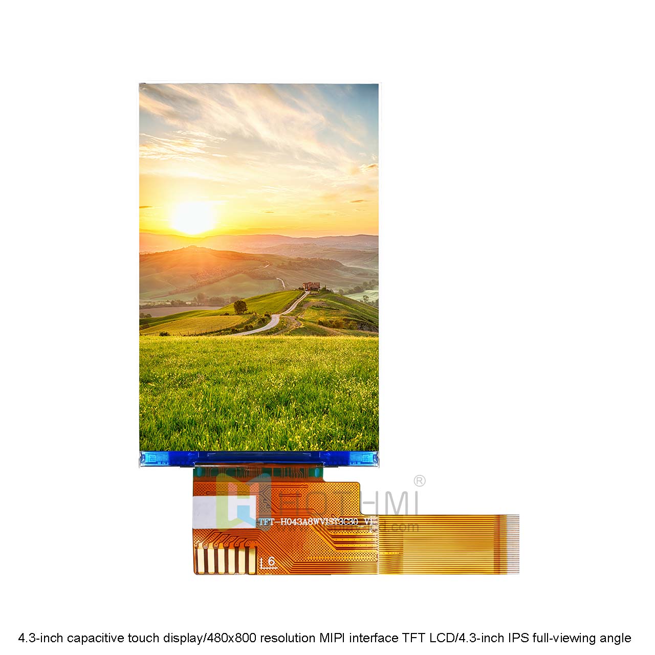 4.3 Inch TFT Display With MIPI DSI Interface ST7701S Driver Chip