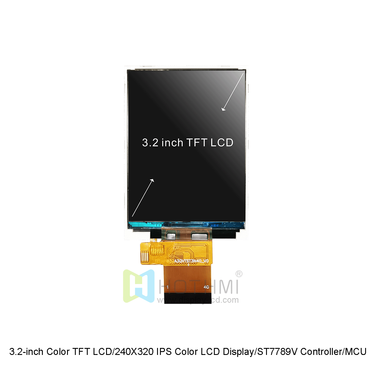 3.2 Inch 240x320 TFT LCD Display With ST7789V Driver IC