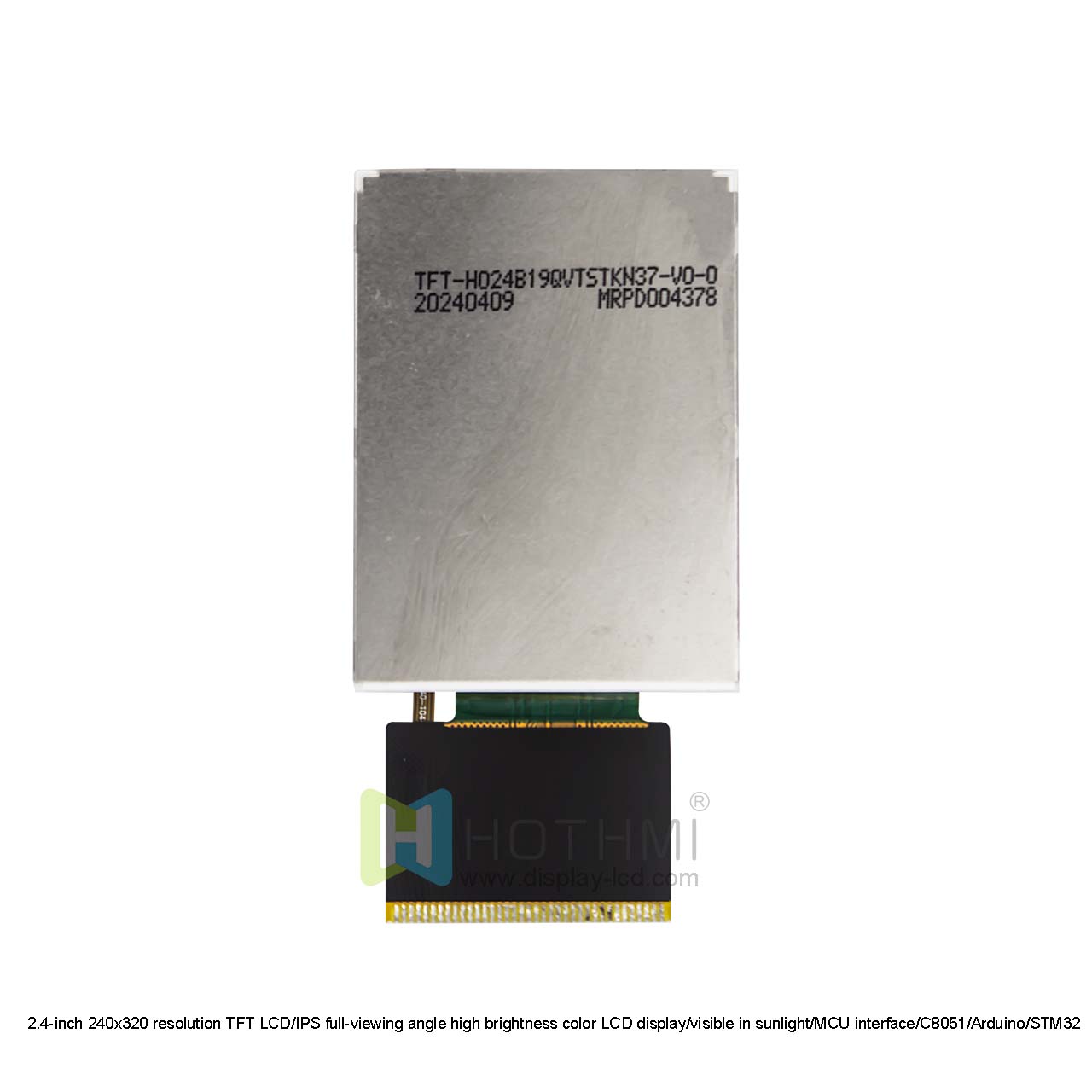 2.4 Inch 240x320 IPS TFT LCD | ST7789V Driver IC