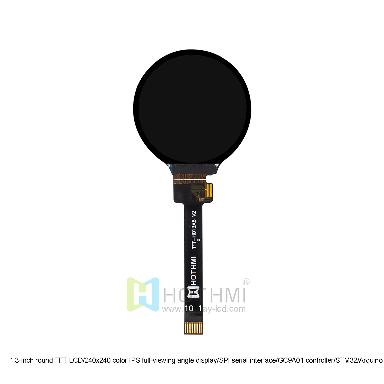 1.3 Inch Round TFT LCD Display | 240x240 Resolution | GC9A01 Driver