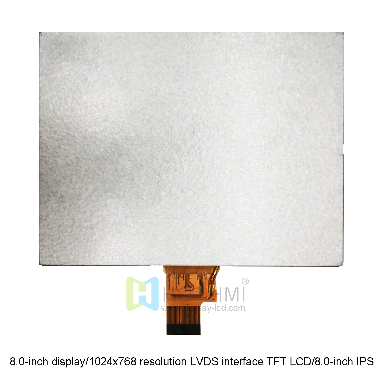 8 Inch TFT LCD Display | 1024x768 Resolution LVDS Interface