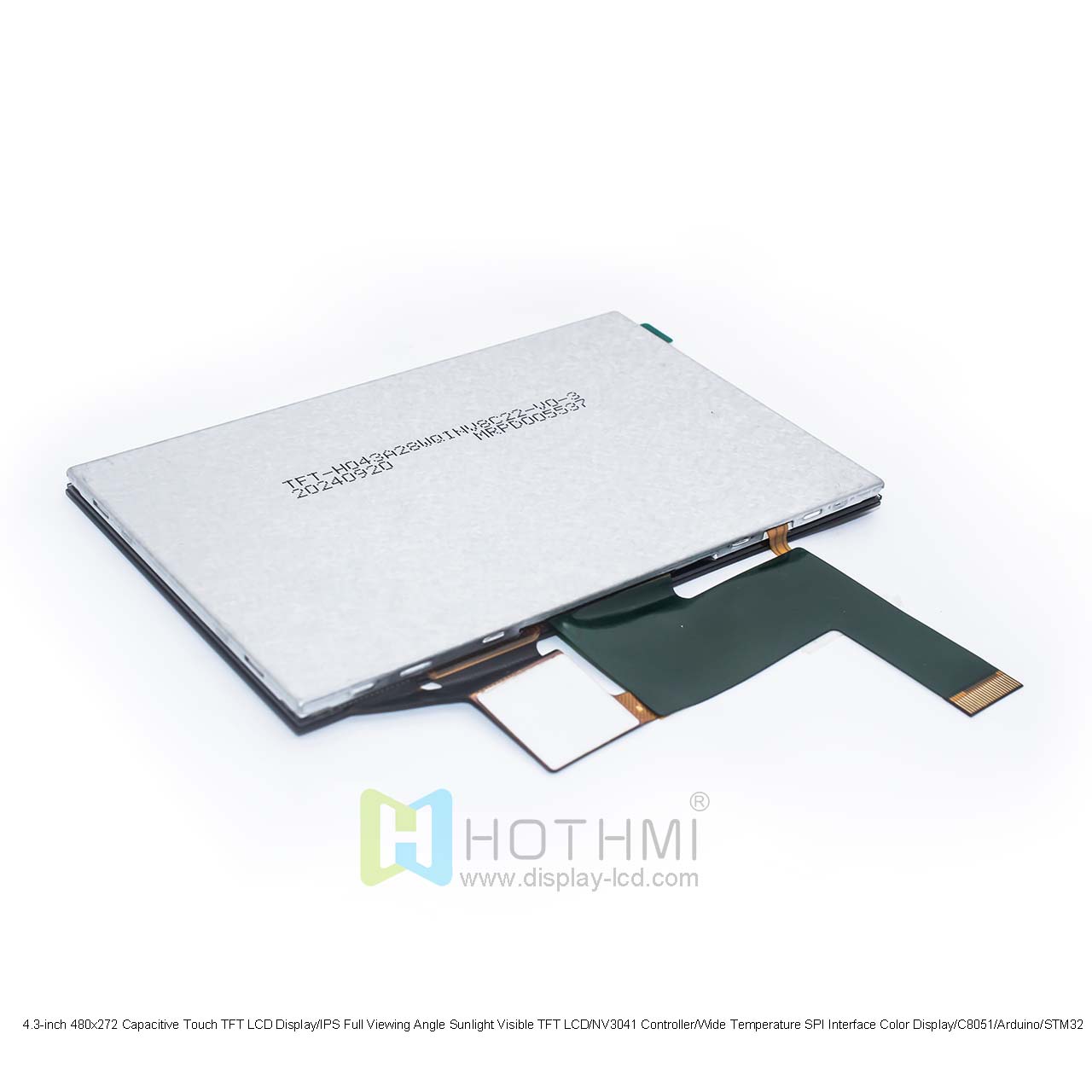 4.3 Inch TFT LCD Display Module | Capacitive Touch Panel | Optical Bonding