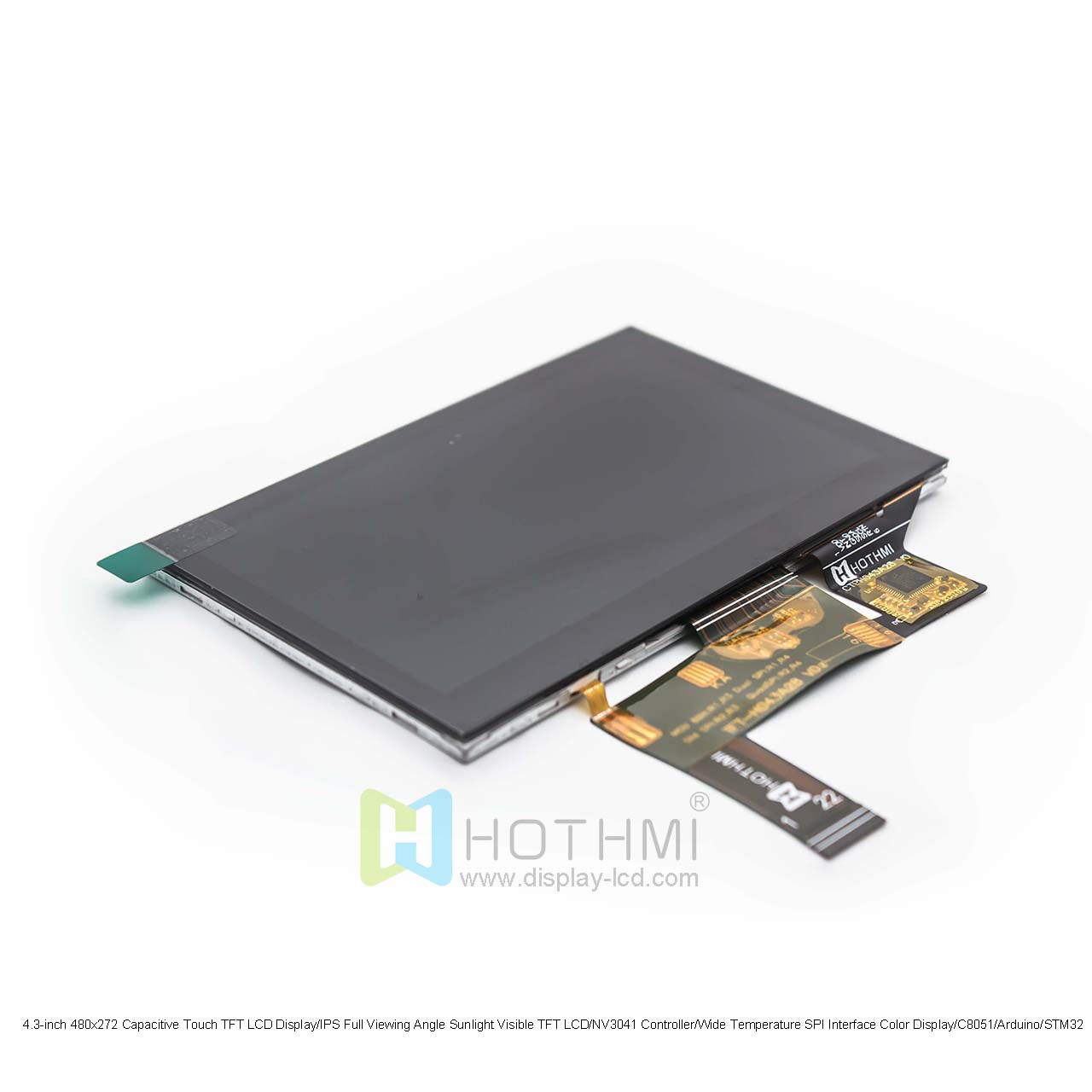 4.3 Inch TFT LCD Display Module | Capacitive Touch Panel | Optical Bonding