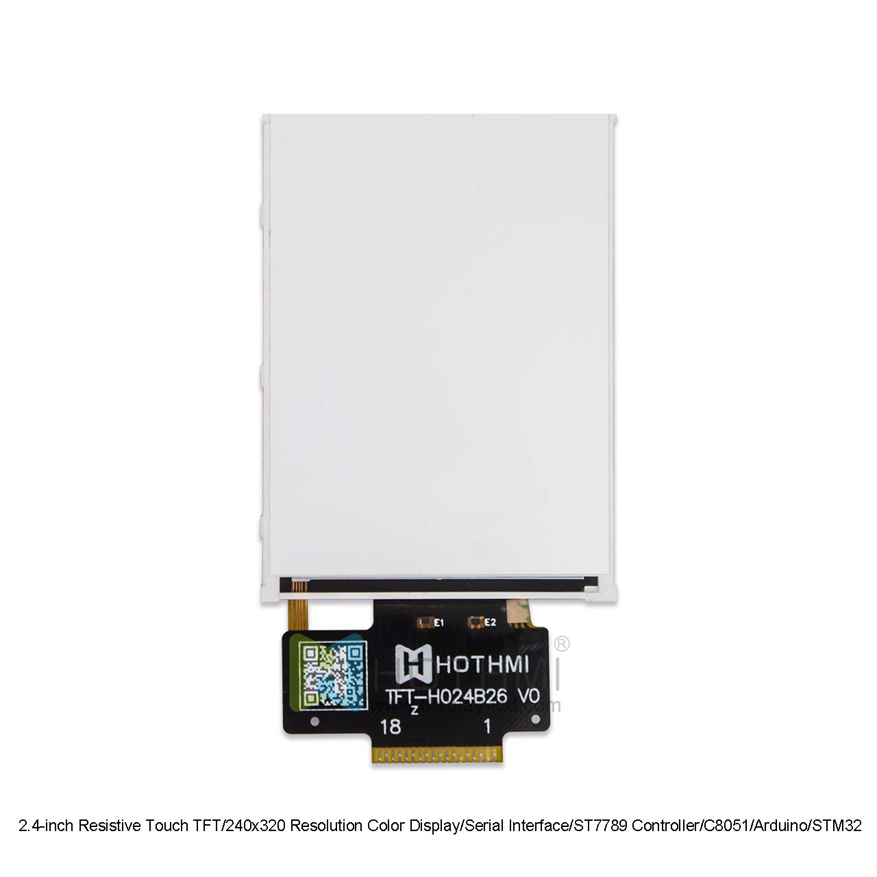 2.4 Inch TFT Display Module With Resistive Touchscreen | ST7789 Driver IC