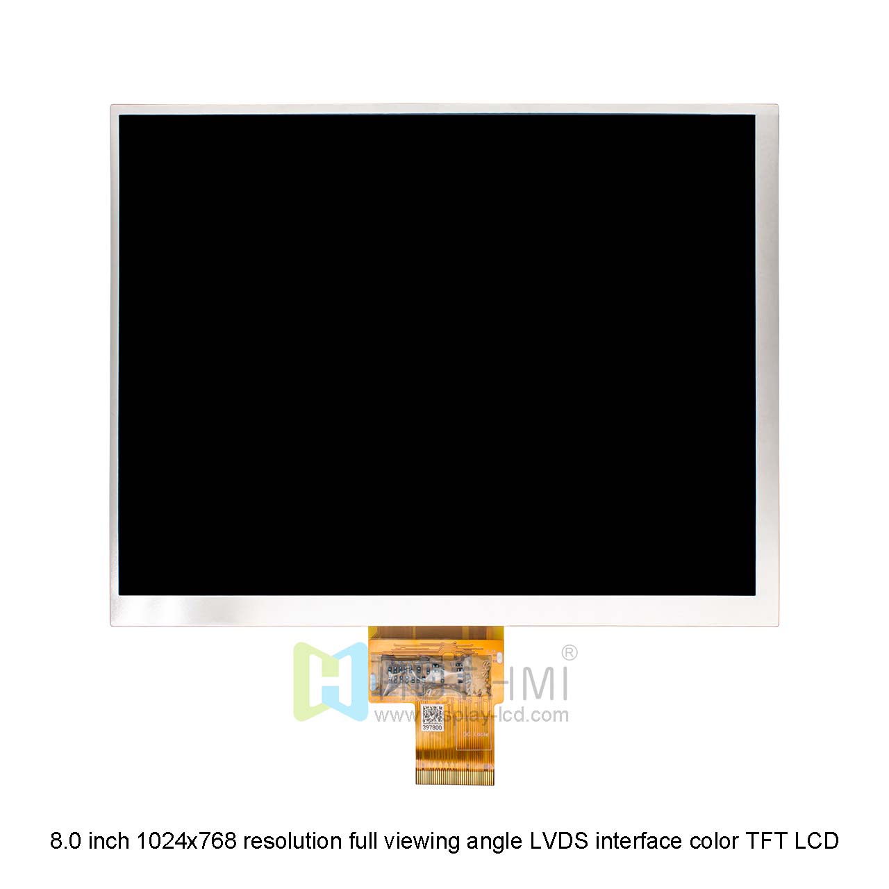 8 Inch TFT LCD Display | 1024x768 Resolution LVDS Interface