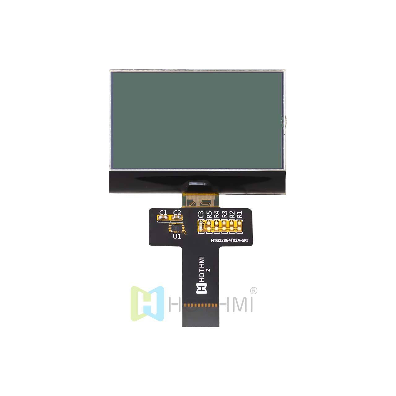 COG graphic lattice 2.2" 128x64 | STN+ | Blue on Gray | SPI | ST7567 | Arduino
