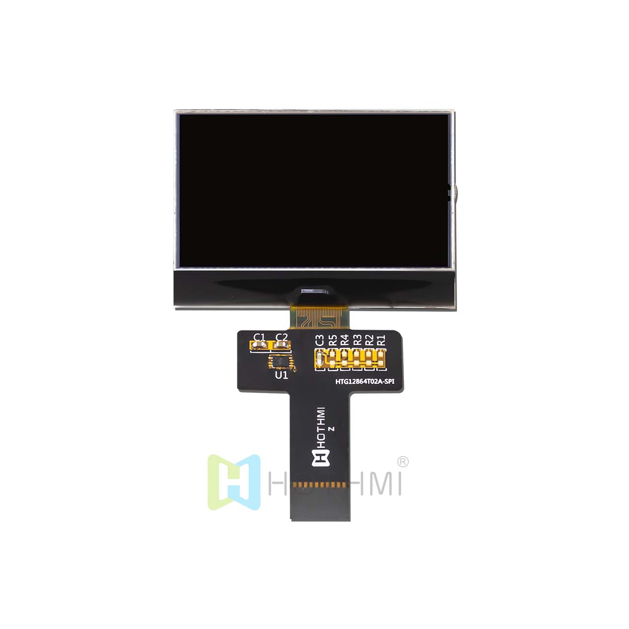 Graphic COG 2.2" 128x64 | DFSTN- | White on Black | SPI | ST7567 | Arduino