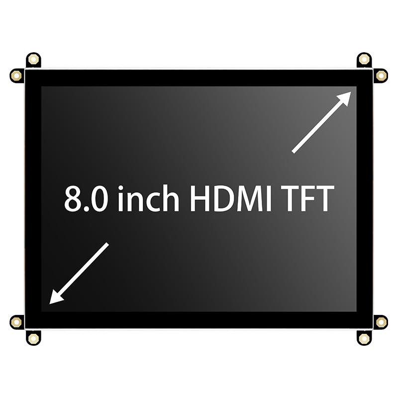 8 Inch Raspberry Pi Display 1024x768 HD IPS TFT LCD Module