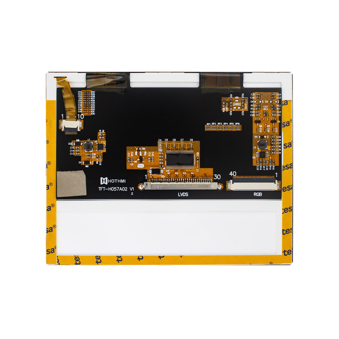 5.7 Inch Sunlight Readable IPS TFT LCD Display - 640x480 Resolution With LVDS Interface