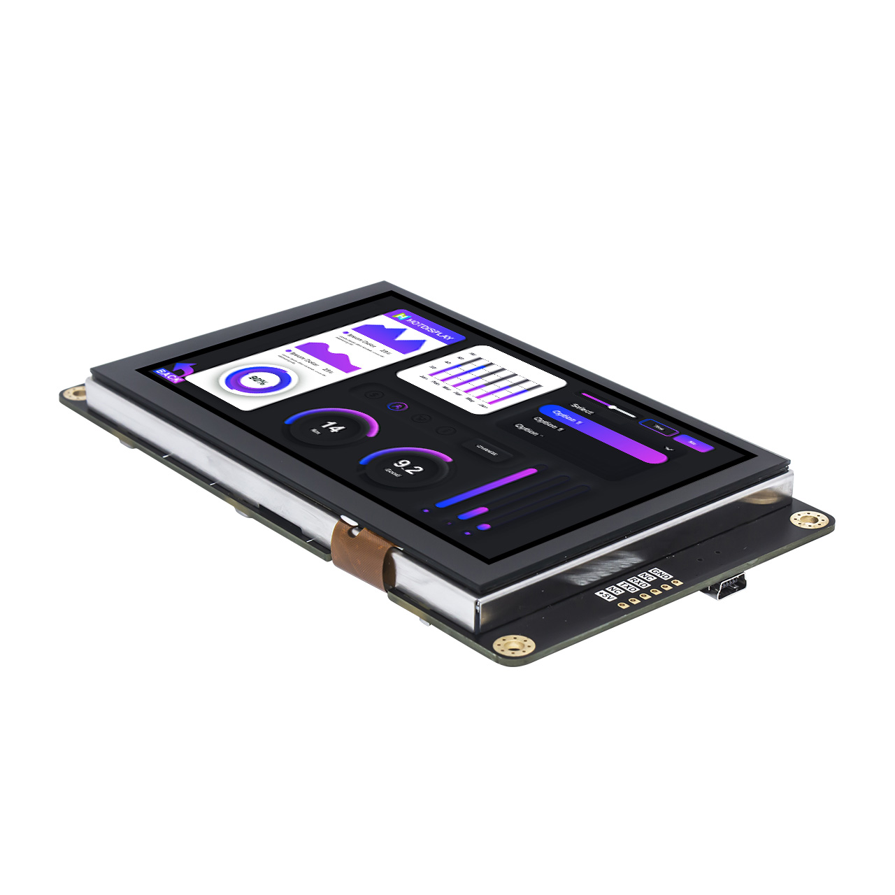 5" Capacitive Touchscreen TFT LCD Display Module | 800x480 UART Interface