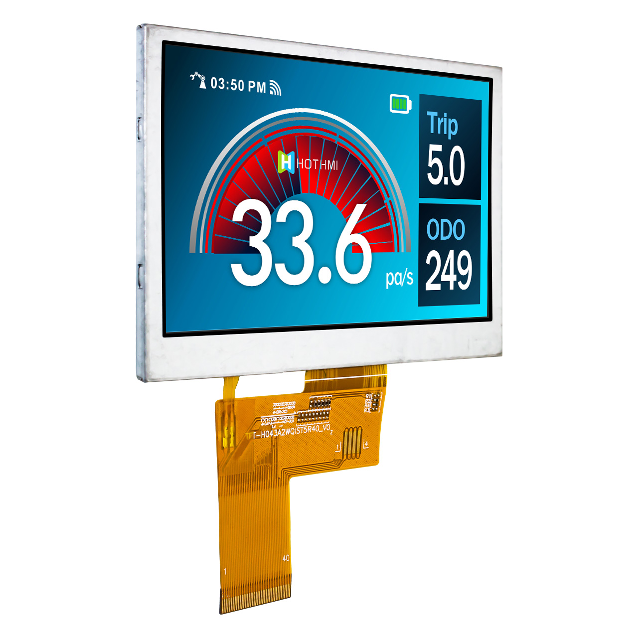 4.3" 480x272 IPS TFT LCD Display | SC7283 Controller High Brightness