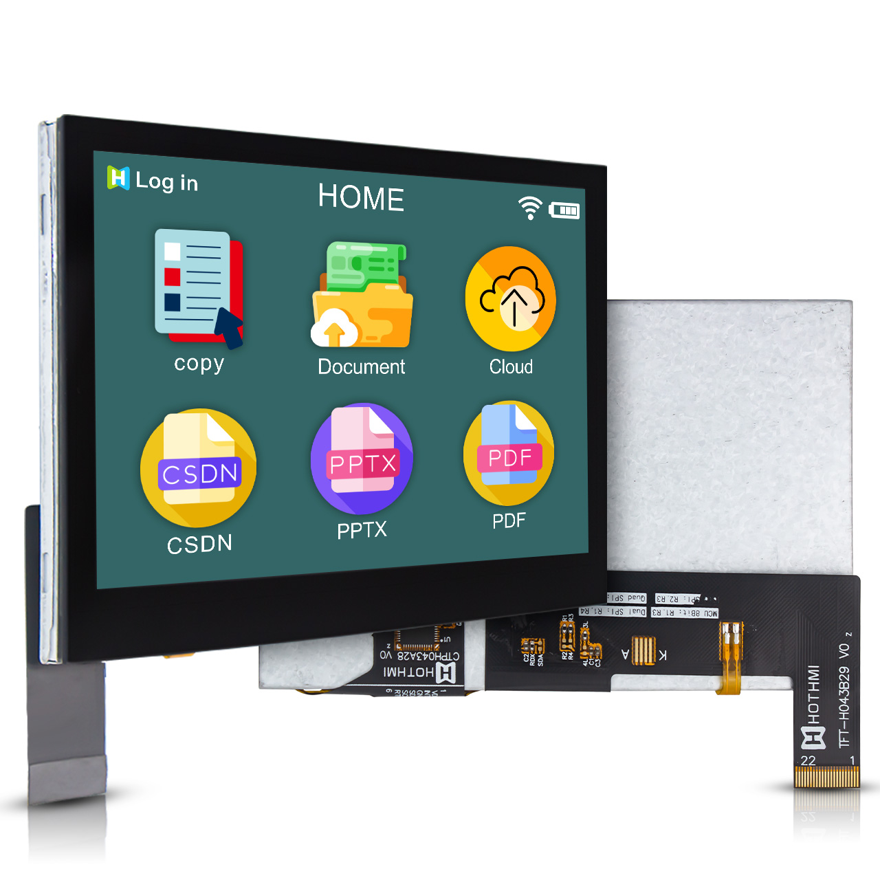 4.3 inch TFT Display | 480x272 MCU Capacitive Touch Screen | NV3041 Controller
