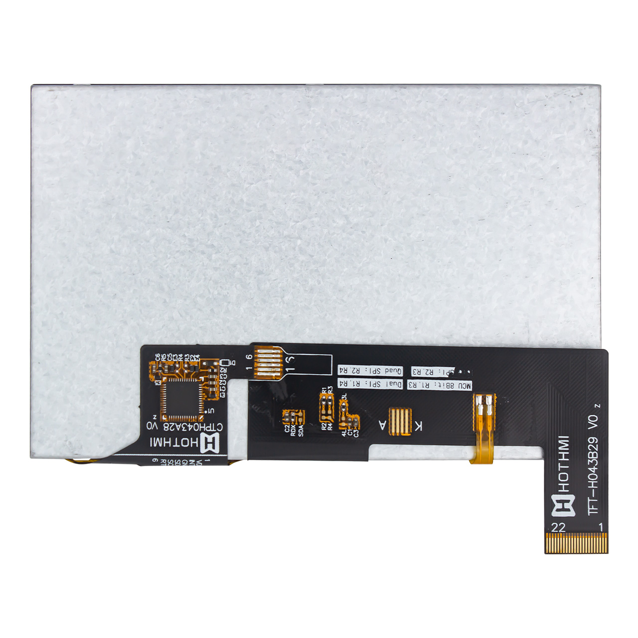 4.3 inch TFT Display | 480x272 MCU Capacitive Touch Screen | NV3041 Controller