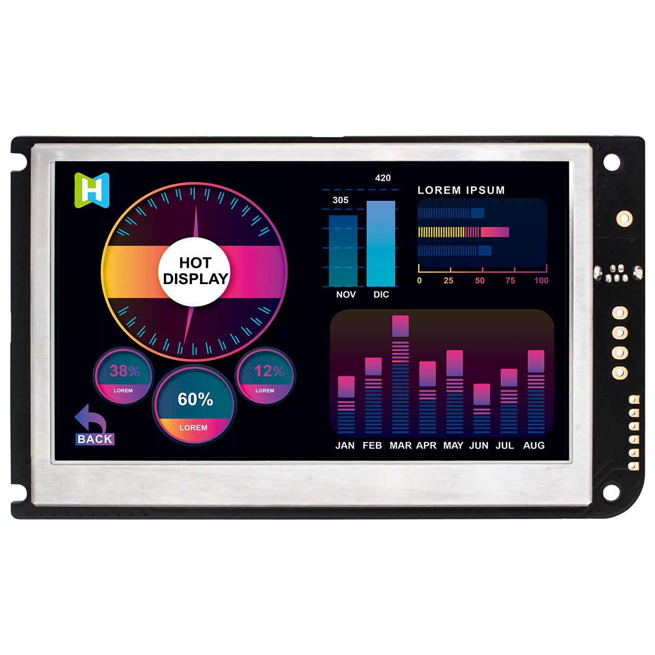 4.3-inch Smart TFT LCD Display Module