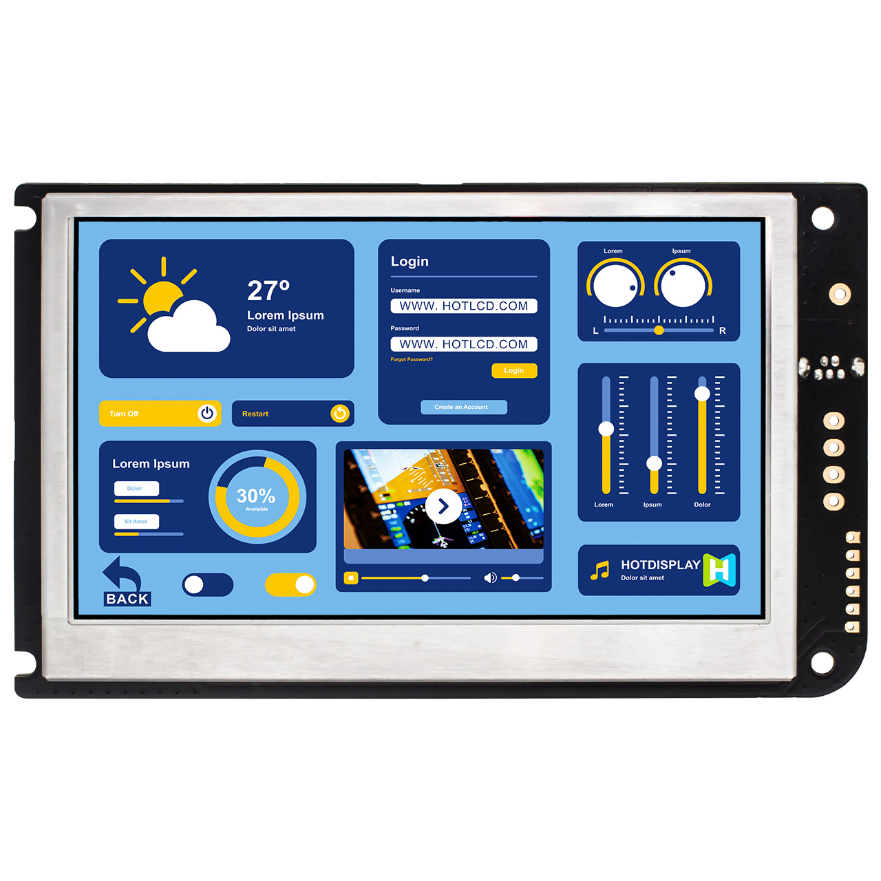 4.3-inch Smart TFT LCD Display Module