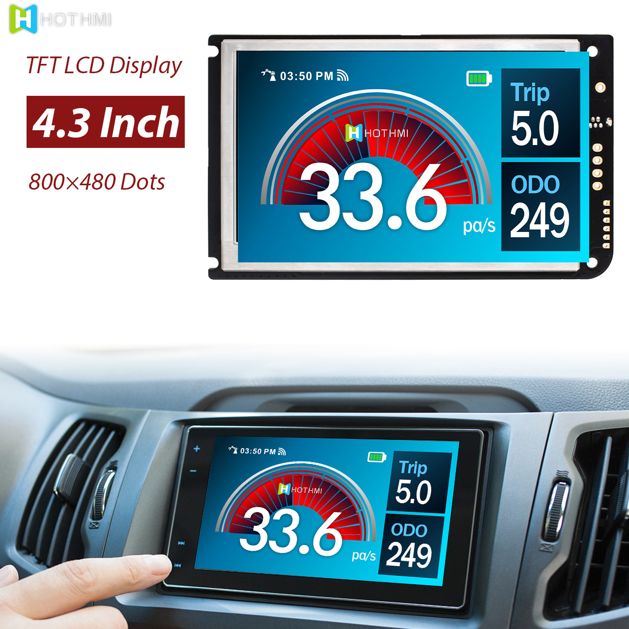 4.3-inch Smart TFT LCD Display Module