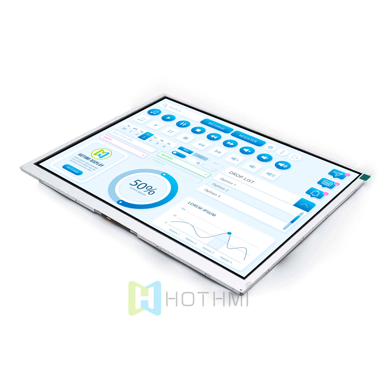 9.7 inch TFT LCD | 1024x768 LVDS Interface