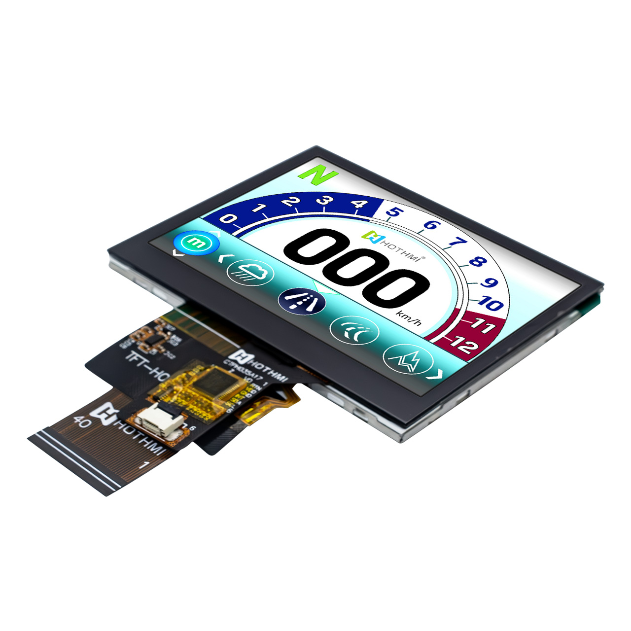 3.5" IPS TFT LCD Display With PCAP | 640x480 Resolution ST7703