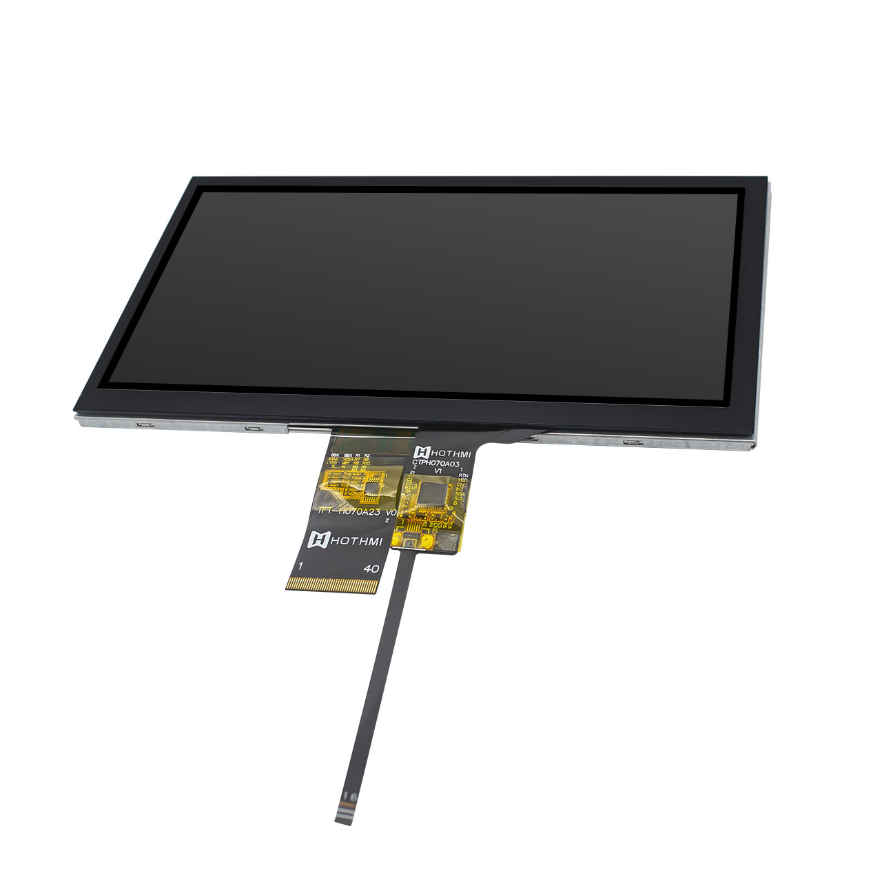 7 Inch LCD Display with Capacitive Touch Screen | 1024x600 LVDS/MIPI for Industrial