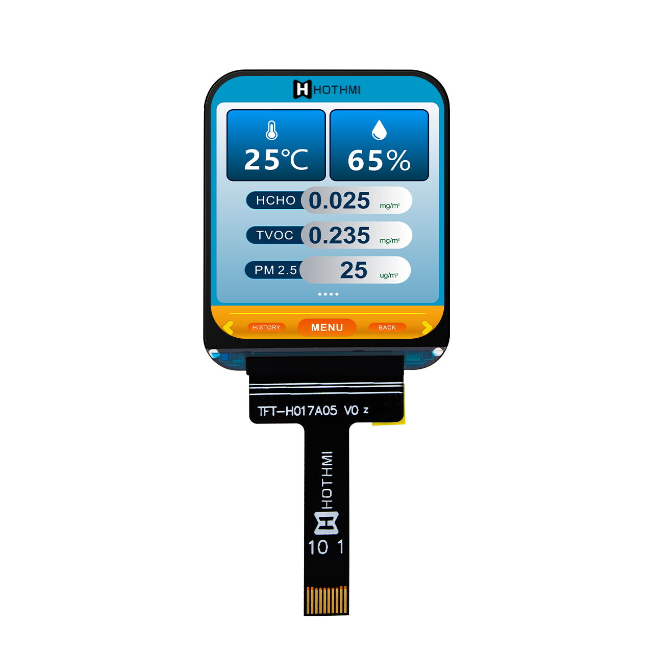1.7 Inch 240x280 IPS LCD Display with ST7789 Driver | SPI Interface
