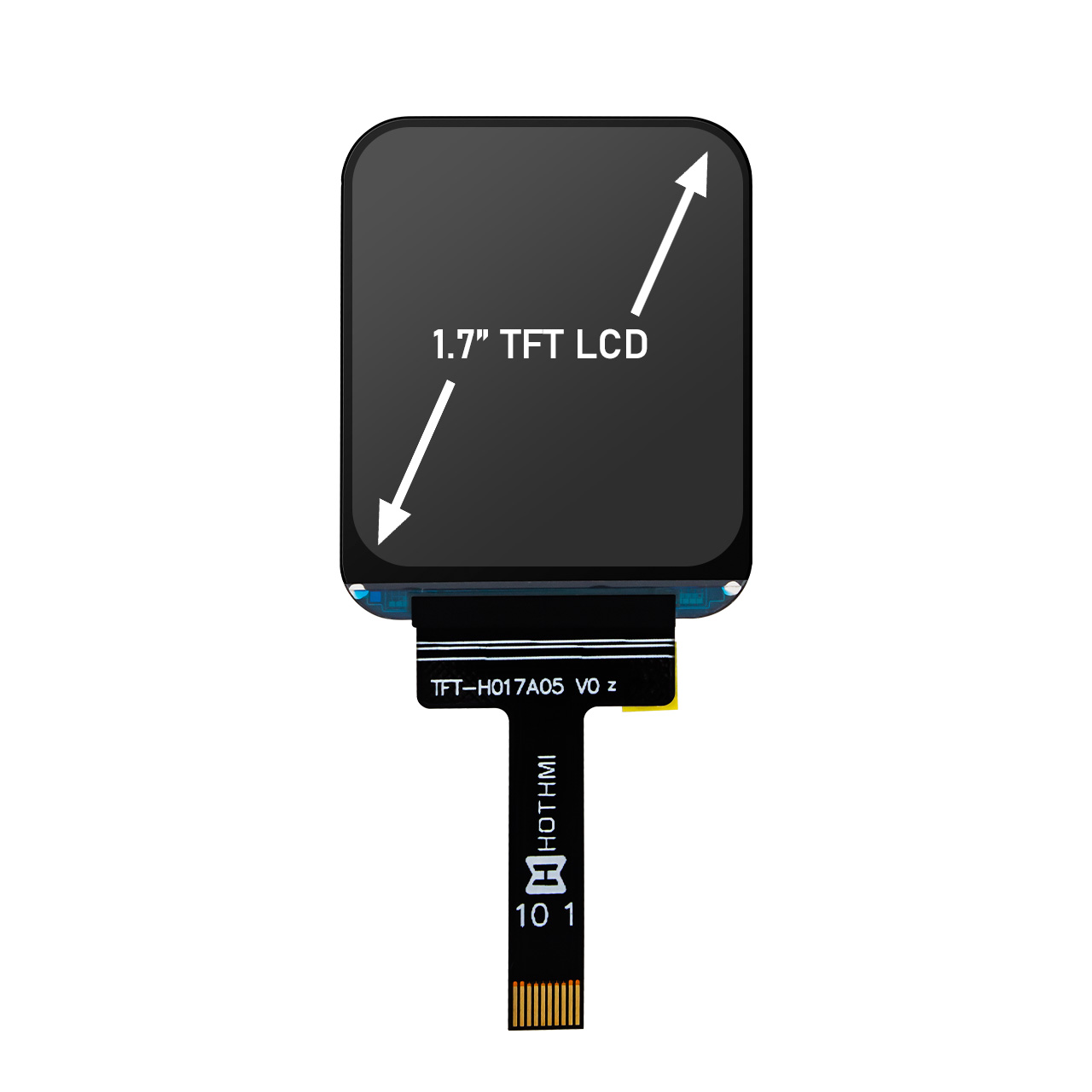 1.7 Inch 240x280 IPS LCD Display with ST7789 Driver | SPI Interface