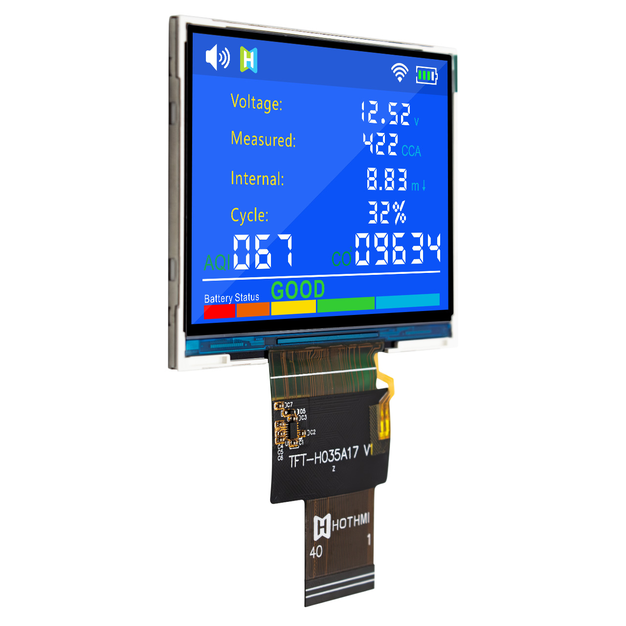 3.5 inch IPS TFT LCD Display RGB 640x480 px ST7703