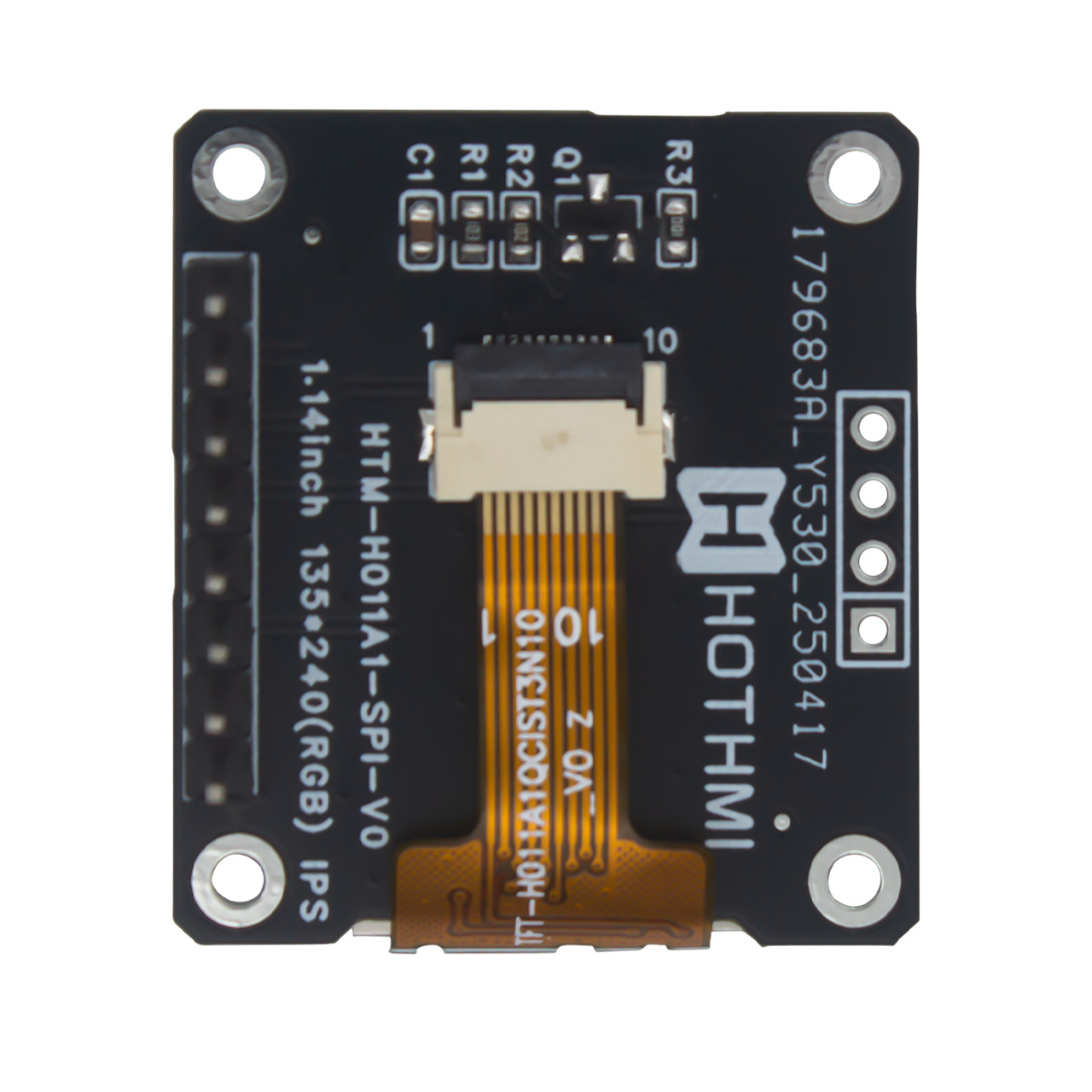 1.1" TFT LCD Display Module 135x240 with ST7789H2 Driver IC