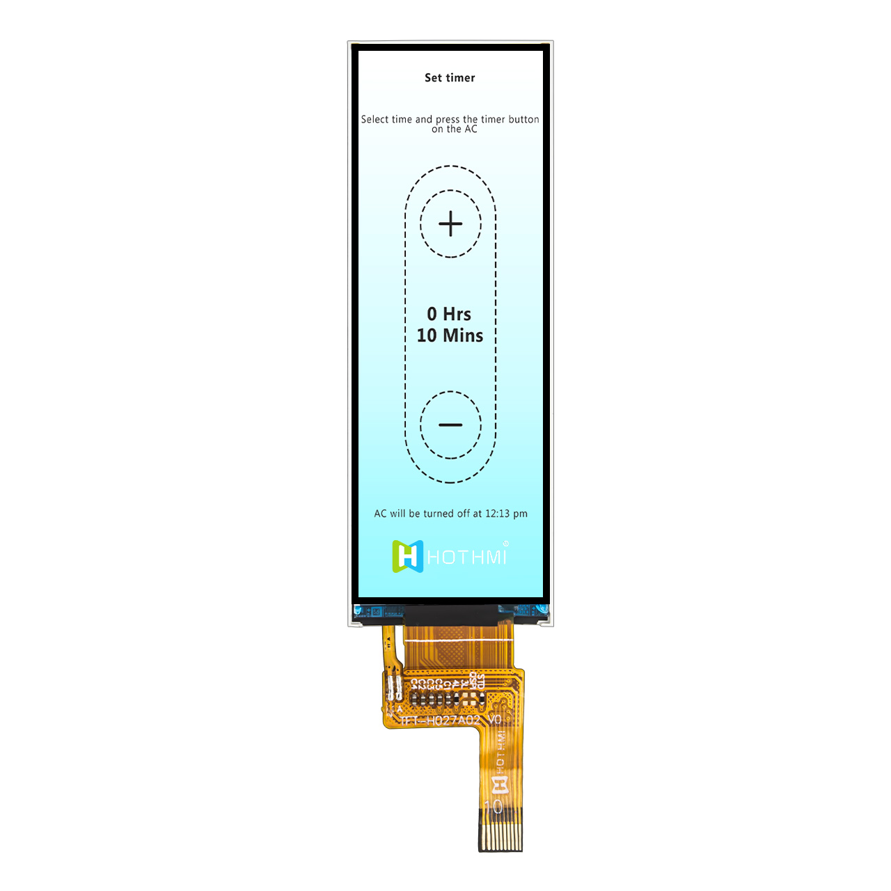 2.7 inch TFT LCD Display | 142x428 Pixel | NV3007 Controller