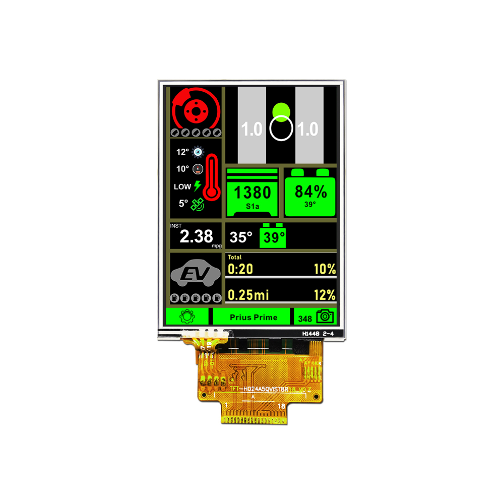 2.4-inch TFT Resistive TFT LCD With SPI Interface High Brightness