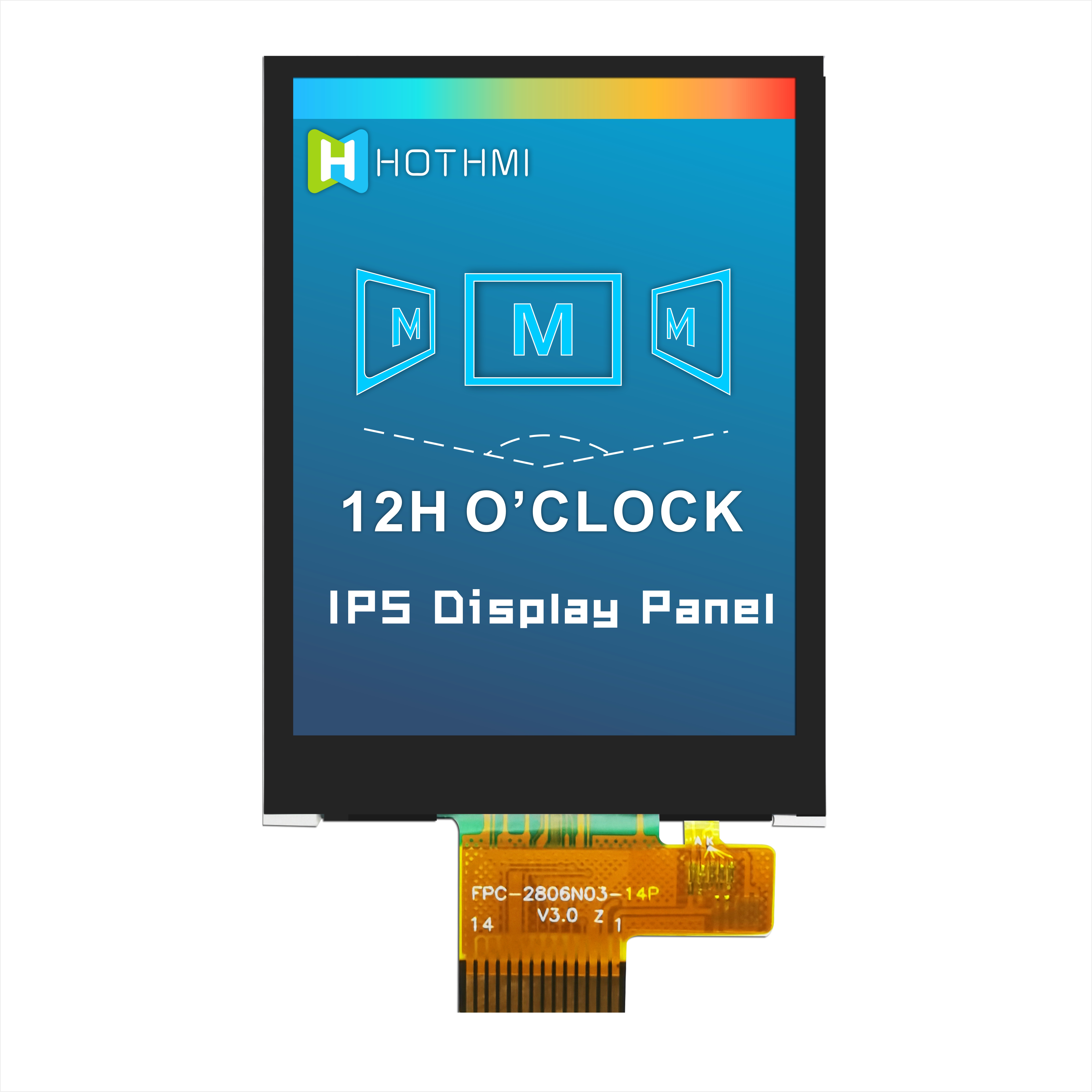 2.8-inch SPI TFT LCD Display For Industrial