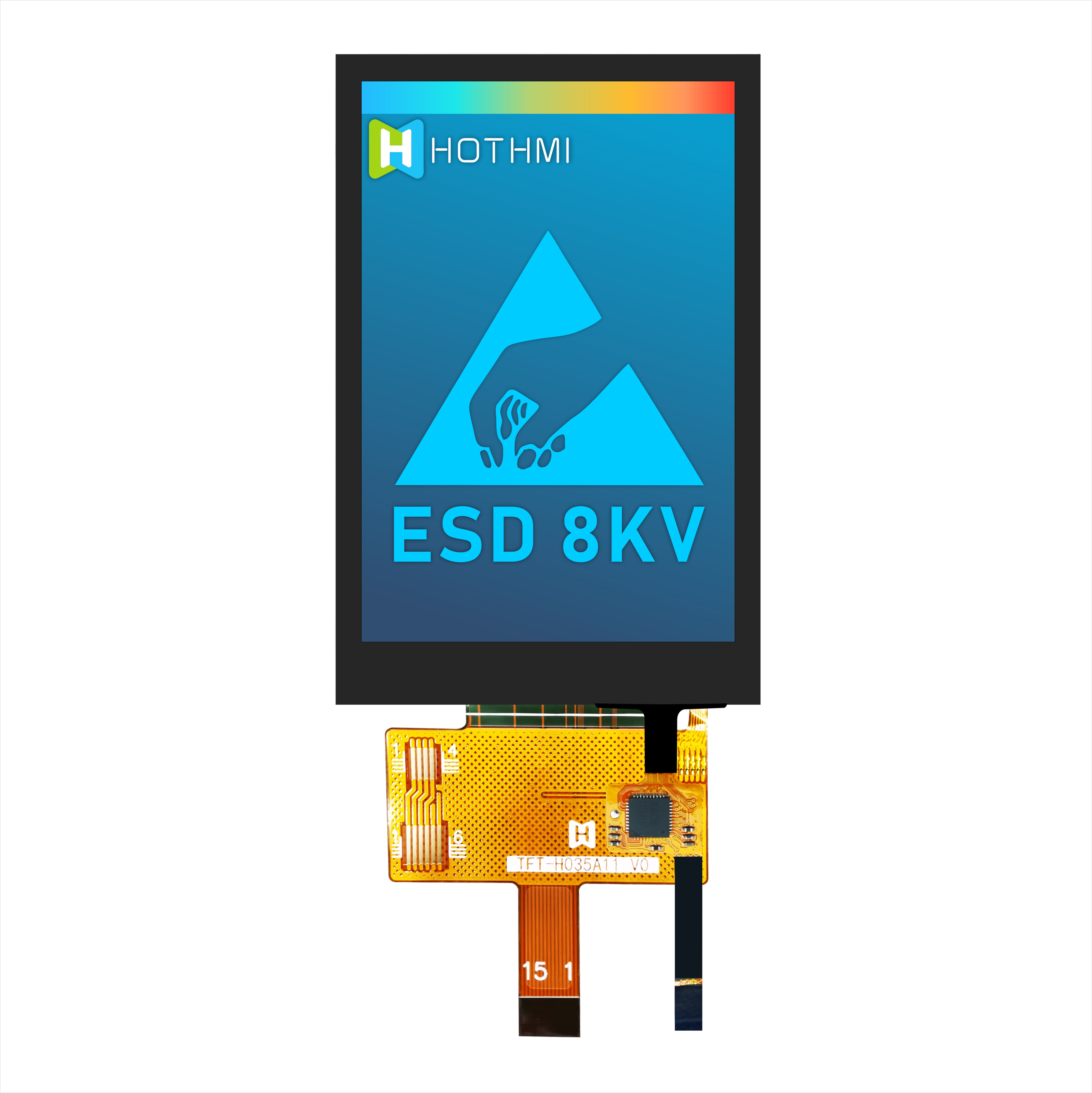 3.5 Inch Capacitive Touchscreen TFT LCD Display With ST7272