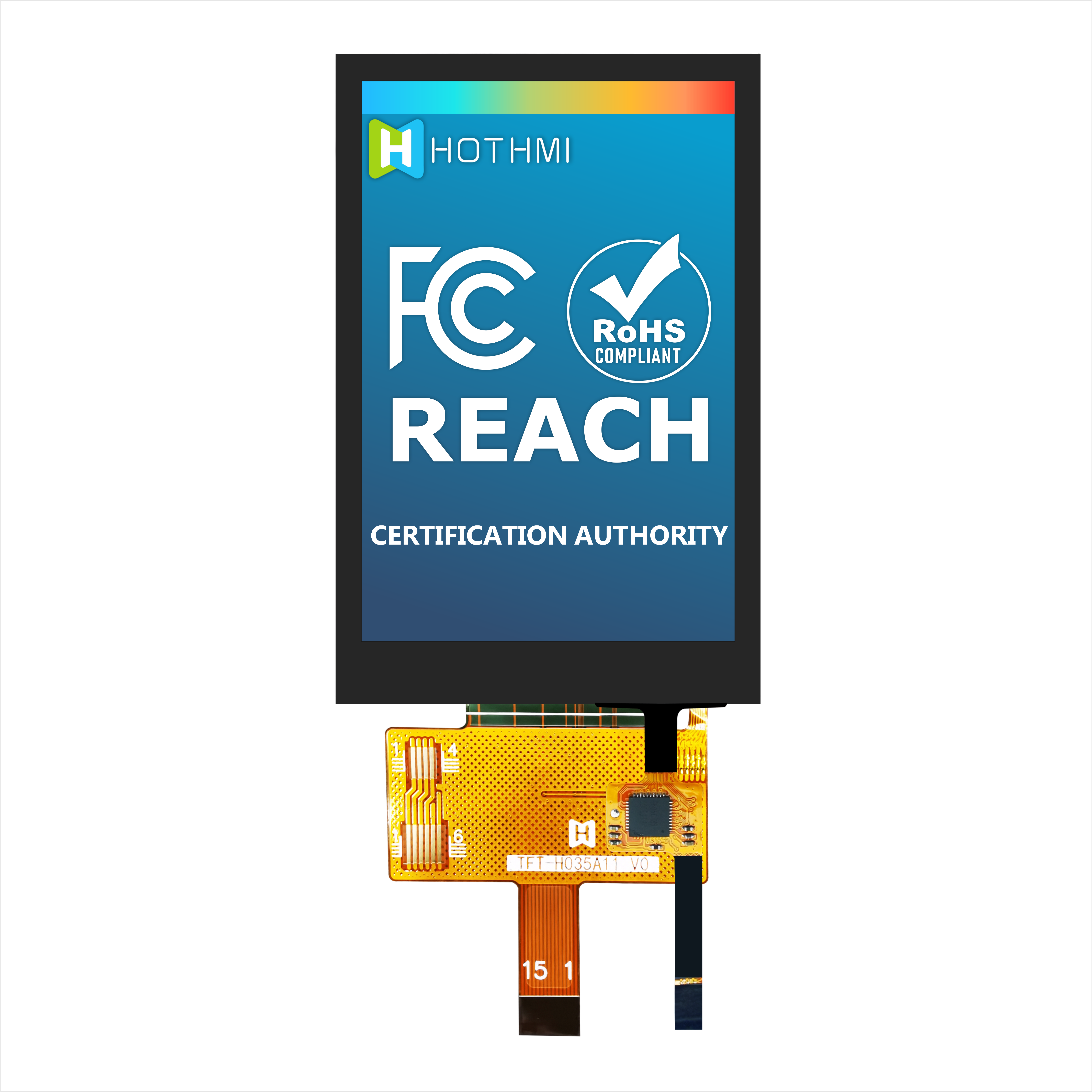 3.5 Inch Capacitive Touchscreen TFT LCD Display With ST7272