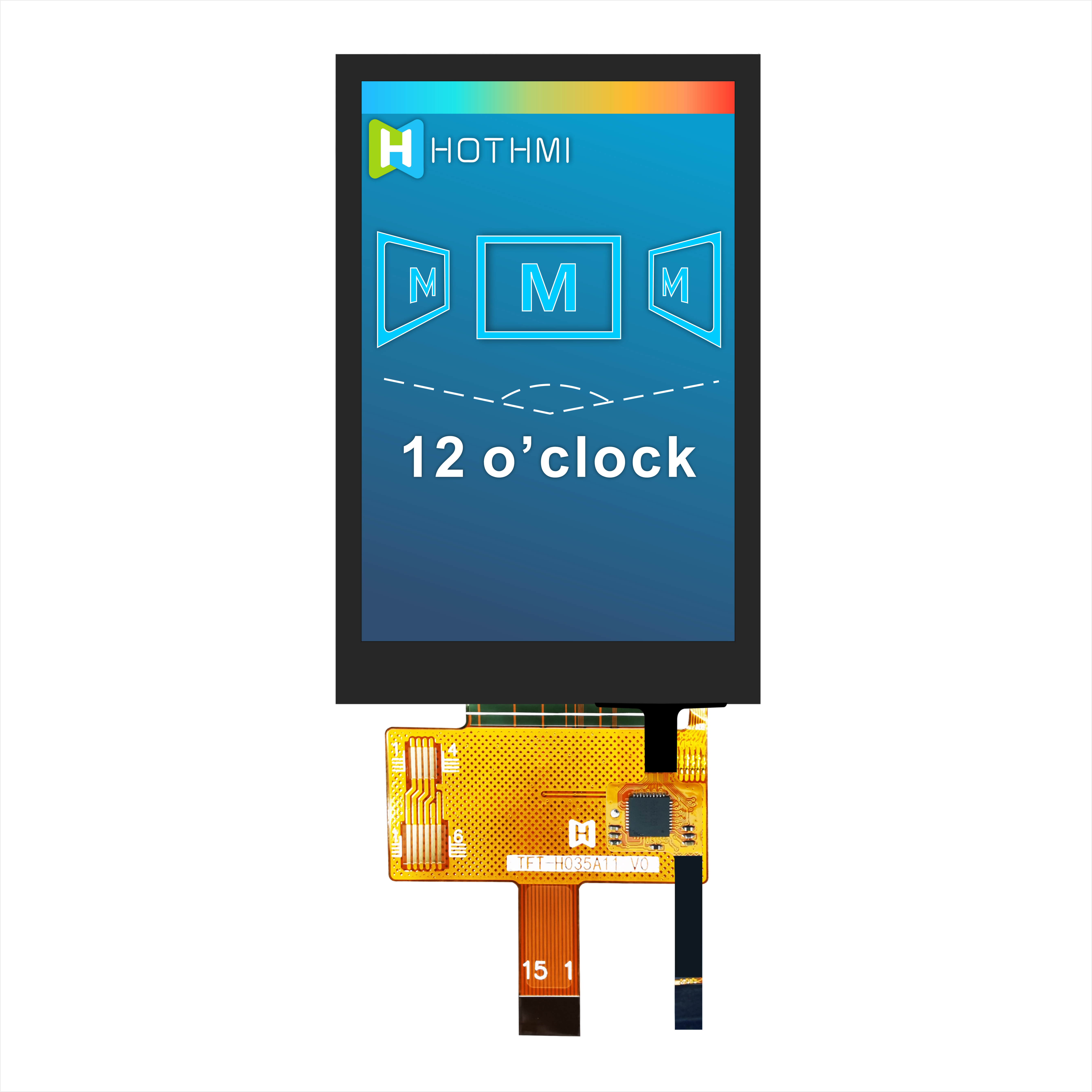 3.5 Inch Capacitive Touchscreen TFT LCD Display With ST7272
