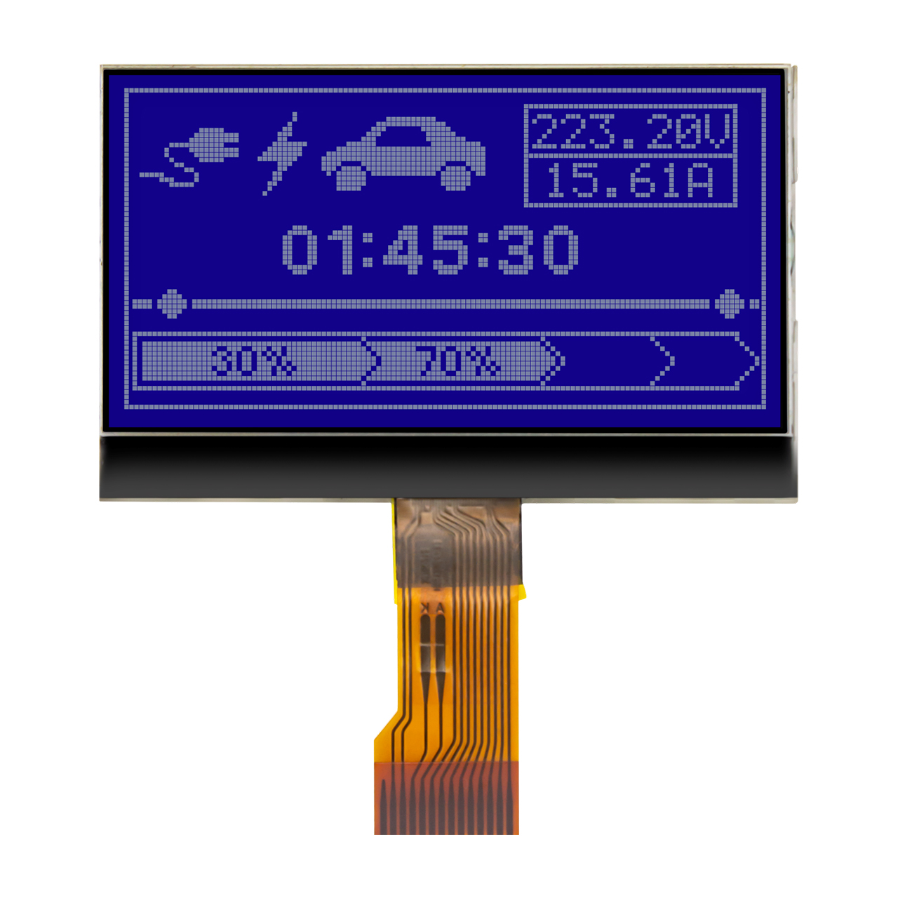 COG LCD Panel 128x64 | 12864 STN- blue LCD Display 5.0V