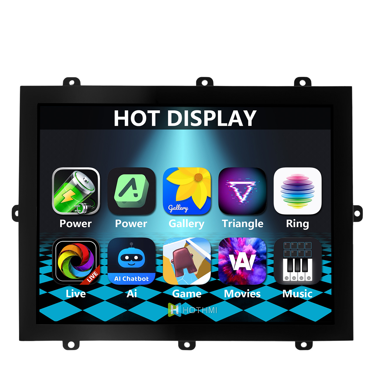 8 Inch TFT LCD Display Module for Raspberry Pi with Touch Screen