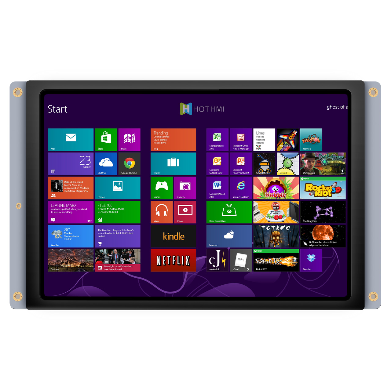 10.1 Inch TFT Smart LCD Display | 1280x800 Capacitive Touchscreen with Optical Bonding