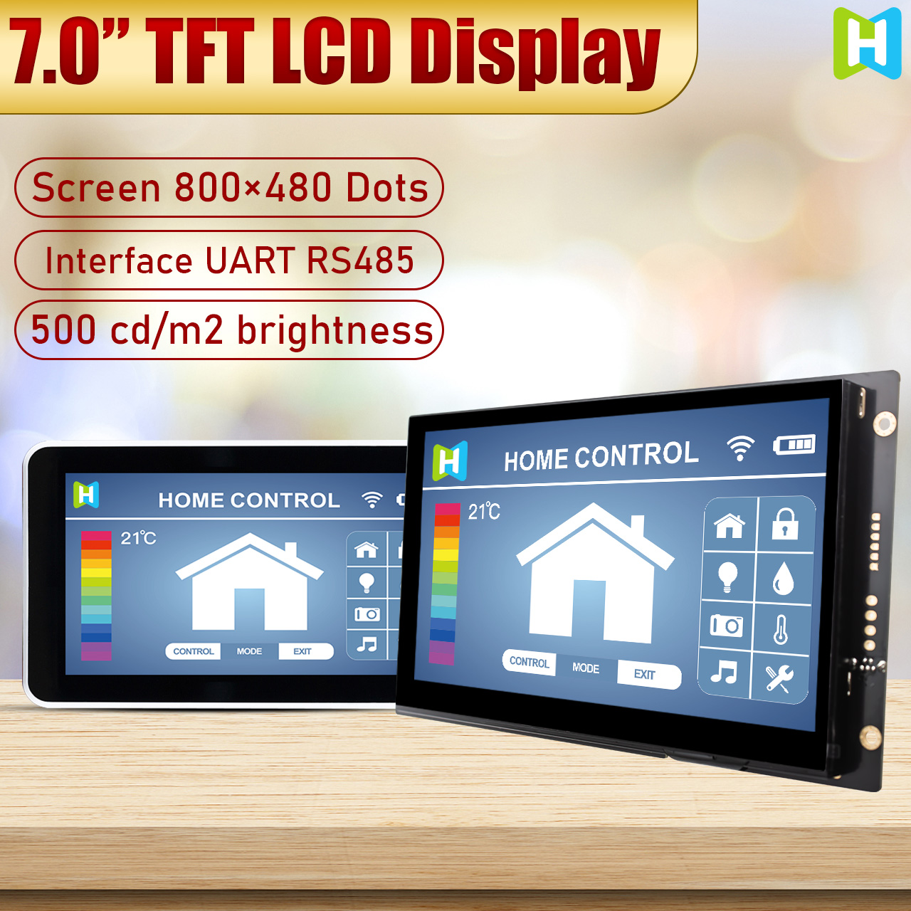 7.0 Inch Smart TFT LCD Display With Capacitive Touch