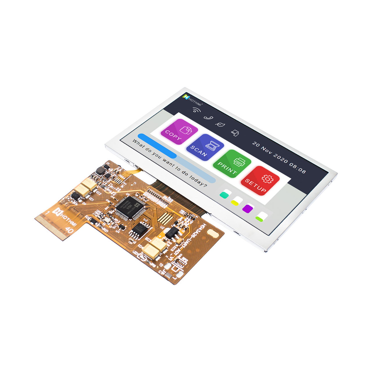 4.3 Inch Smart TFT Display | 800x480 resolution Sunlight Readable