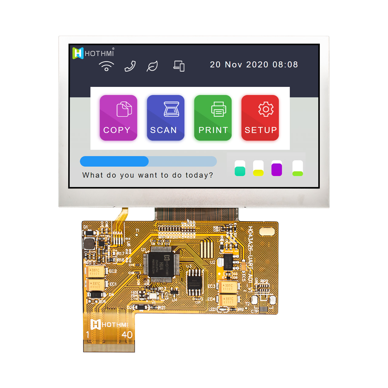 4.3 Inch Smart TFT Display | 800x480 resolution Sunlight Readable