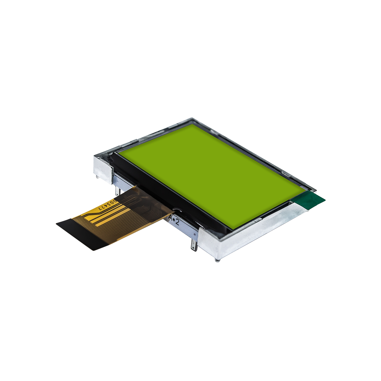 2.0 inch 128x64 yellow-green COG display | STN+ LCD | Industrial control display