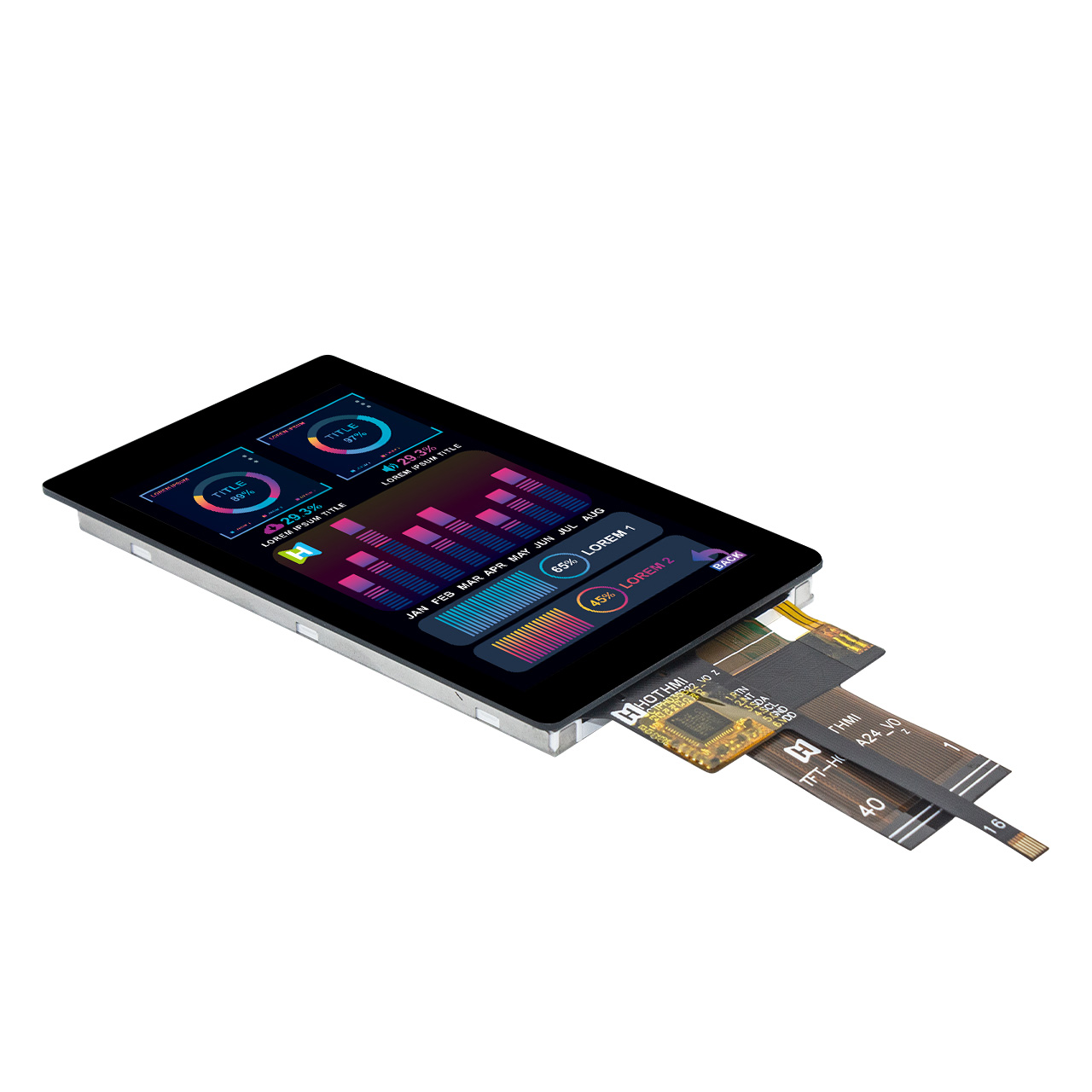 3.5 Inch Capacitive Touch Display With RGB interface 