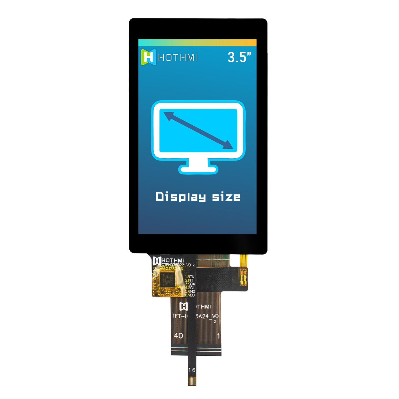 3.5 Inch Capacitive Touch Display With RGB interface