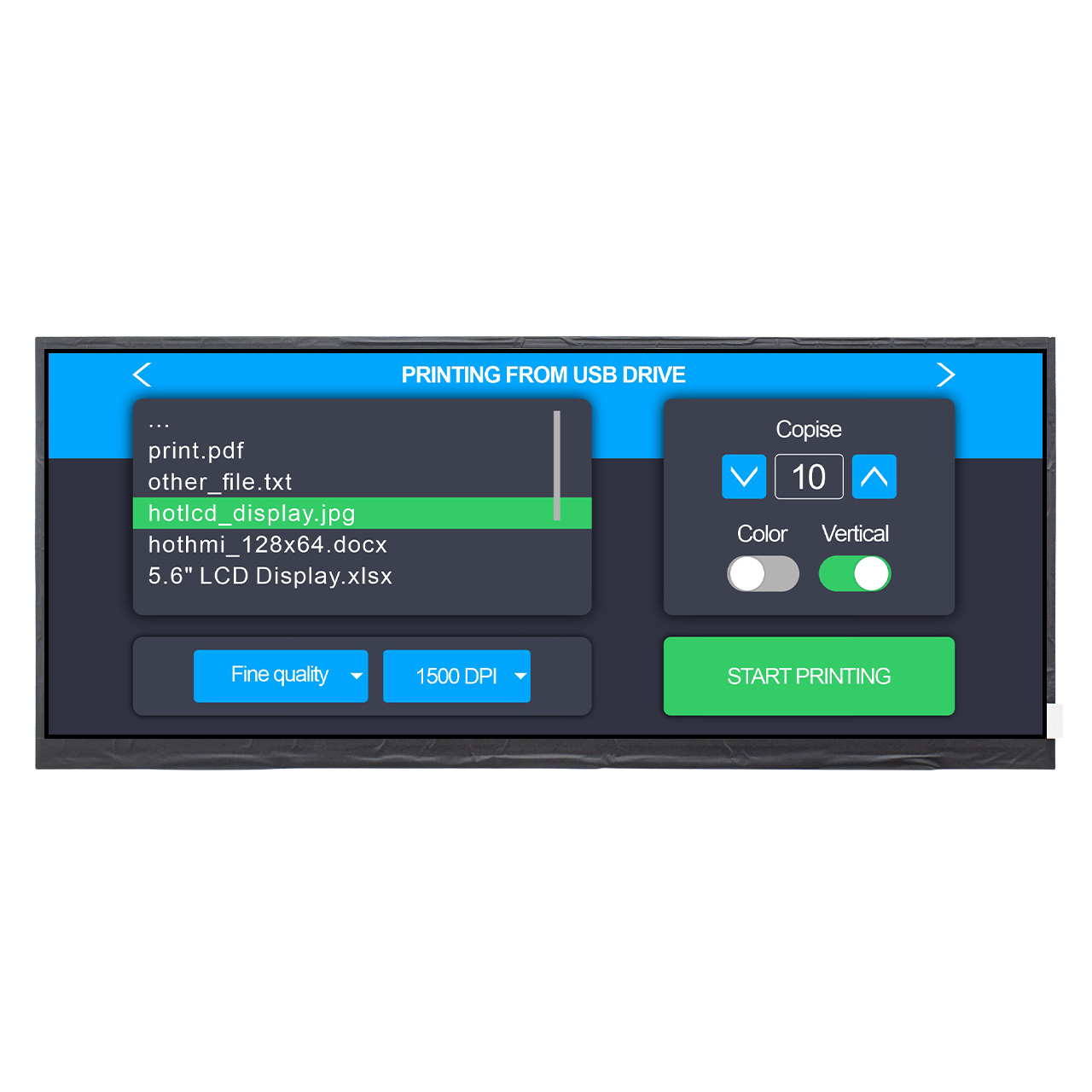 12.3 Inch TFT Display Screen | 1920x720FHD With LVDS Interface