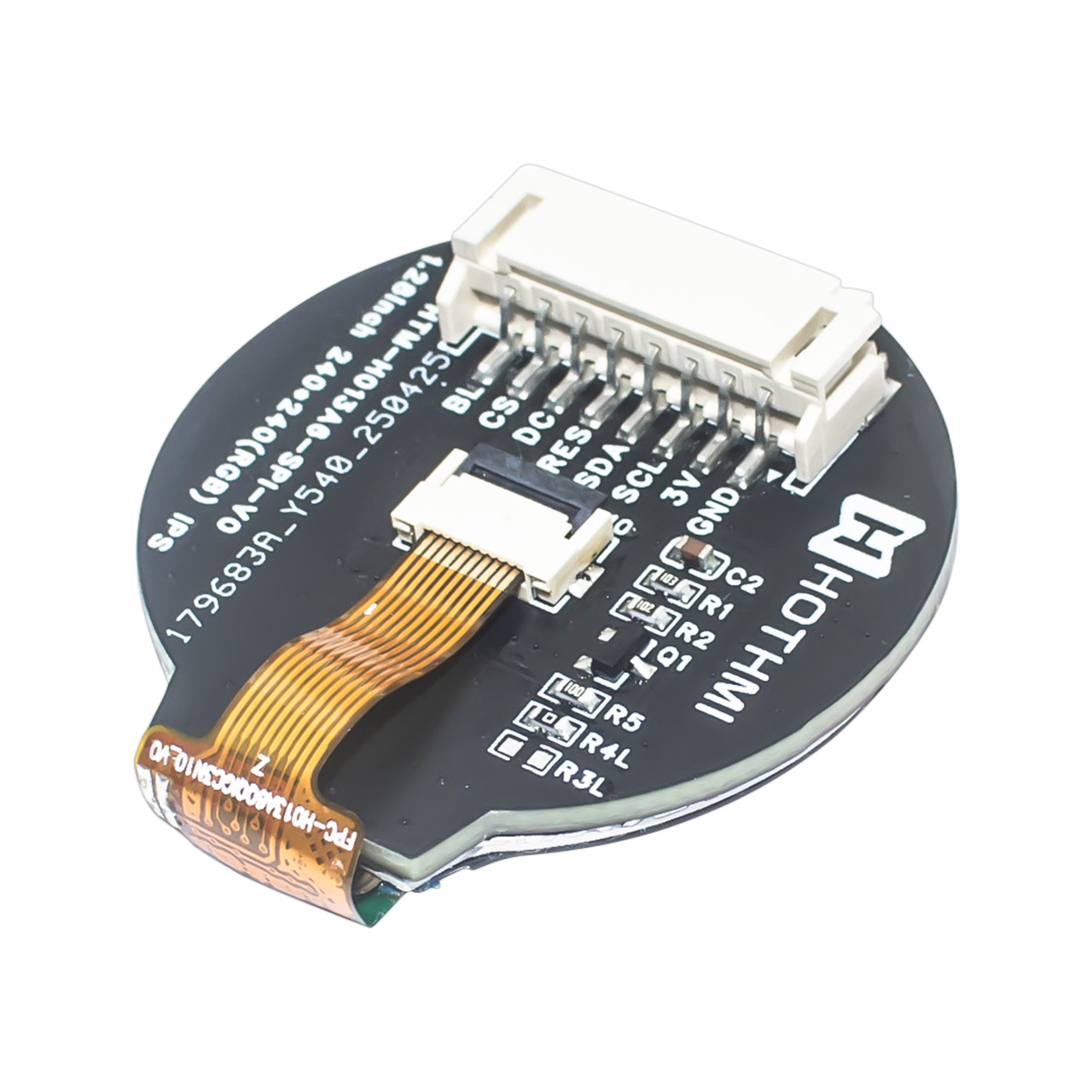 1.28 Inch Round IPS TFT LCD Display Module | 240x240 Resolution