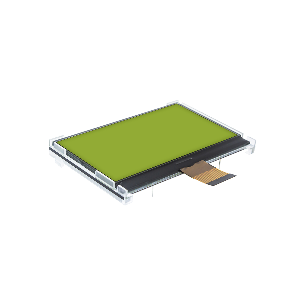 3.1 inch 128x64 Graphic COG LCD | STN+ Display with Side Y/G Backlight 3.3V